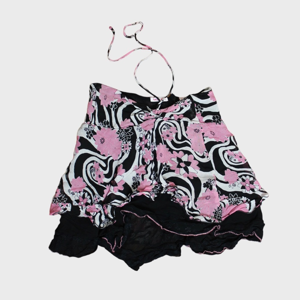 Pink flow flowy tube top